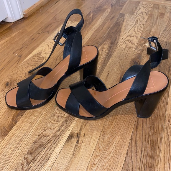 Dolce Vita Black Sandal Heel - Picture 1 of 5